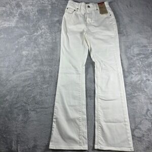 Levi's Women 26 White 725 High Rise Bootcut Jeans Stellar Stretch NWT
